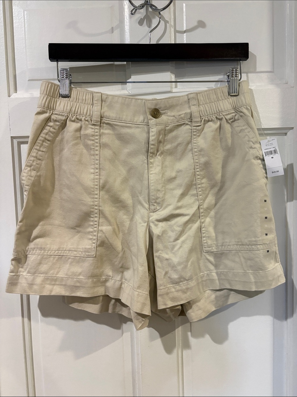 GAP Factory Women's Cream Utility Pocket Shorts